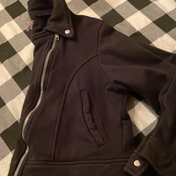 Lularoe size large black moto jacket - Picture 8 of 9